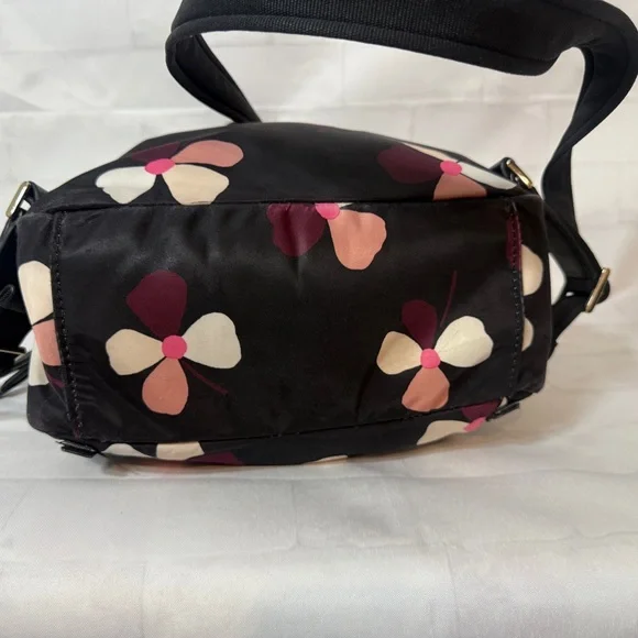 Kate Spade Black Floral Women's Backpack - Picture 5 of 10